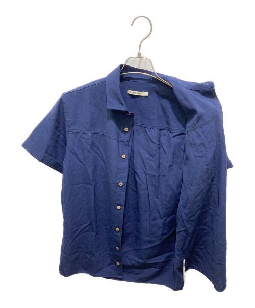 ACLIMA（アクリマ）ACLIMA (アクリマ) 半袖シャツ ネイビー サイズ:Sの古着・服飾アイテム