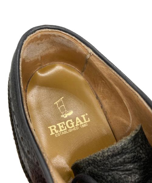 REGAL（リーガル）REGAL (リーガル) ウィングチップシューズ ブラック サイズ:6の古着・服飾アイテム