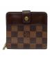 LOUIS VUITTON（ルイ ヴィトン）の古着「2つ折り財布」｜ブラウン