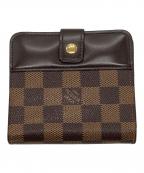LOUIS VUITTONルイ ヴィトン）の古着「3つ折り財布」｜ブラウン
