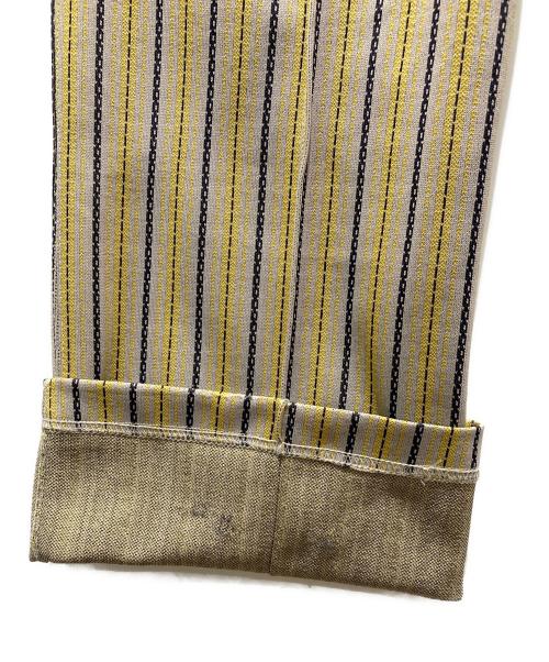 Needles（ニードルズ）Needles (ニードルズ) Track pant - Poly Jq. イエロー サイズ:Sの古着・服飾アイテム