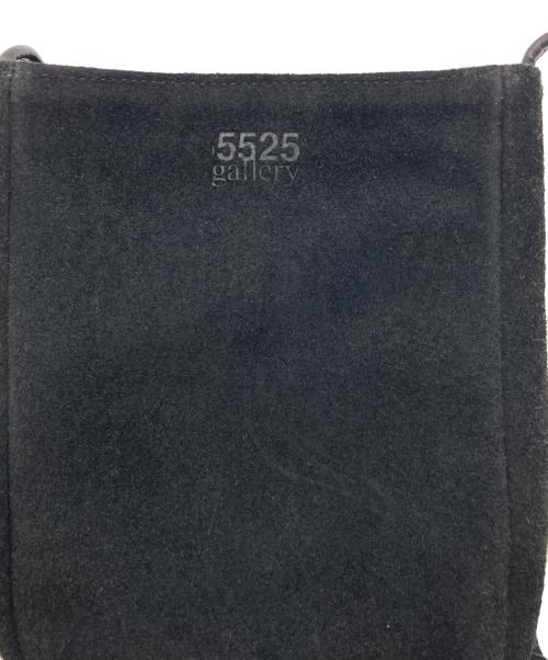 5525gallery（ゴーゴーニーゴーギャラリー）5525gallery (ゴーゴーニーゴーギャラリー) MIYAGIHIDETAKA (ミヤギヒデタカ) フリンジショルダーバッグ ブラックの古着・服飾アイテム