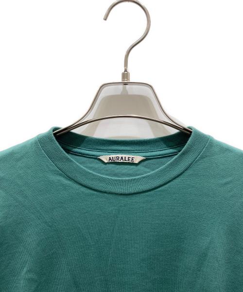 AURALEE（オーラリー）AURALEE (オーラリー) LUSTER PLAITING L/S TEE グリーンの古着・服飾アイテム