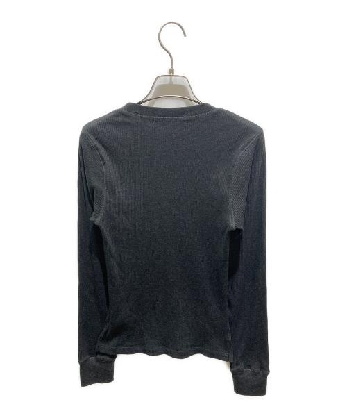 forme（フォルメ）forme (フォルメ) ヘンリーネックニット ブラック サイズ:Fの古着・服飾アイテム