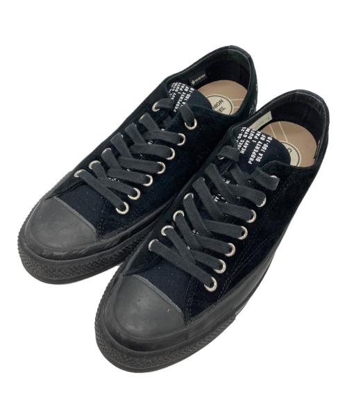 CONVERSE ADDICT（コンバース アディクト）CONVERSE ADDICT (コンバース アディクト) N.HOOLYWOOD (エヌ ハリウッド) CHUCK TAYLOR GORE-TEX NH OX ブラック サイズ:27の古着・服飾アイテム