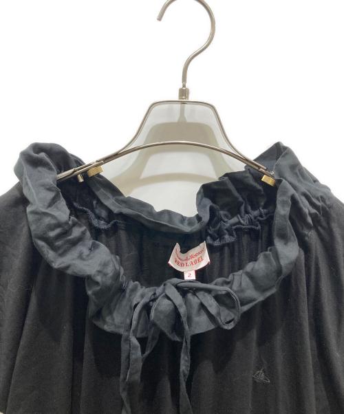 Vivienne Westwood RED LABEL（ヴィヴィアンウエストウッドレッドレーベル）Vivienne Westwood RED LABEL (ヴィヴィアンウエストウッドレッドレーベル) フリルチュニック ブラック サイズ:2の古着・服飾アイテム