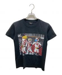 SAPEur（サプール）の古着「プリントTシャツ」｜ブラック