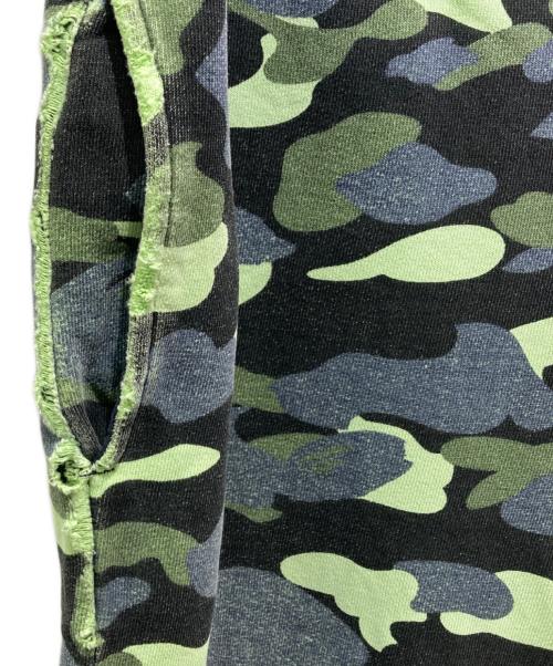 A BATHING APE（ア ベイシング エイプ）A BATHING APE (ア ベイシング エイプ) Neon 1st Camo Sweatpants Green/Black Green/Black サイズ:Lの古着・服飾アイテム