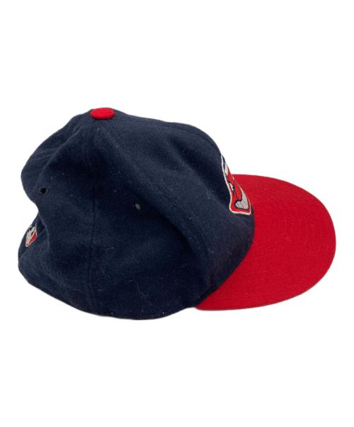 New Era（ニューエラ）New Era (ニューエラ) 90’S キャップ レッド×ネイビーの古着・服飾アイテム