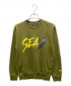 WIND AND SEAウィンダンシー）の古着「クルーネックスウェット」｜グリーン