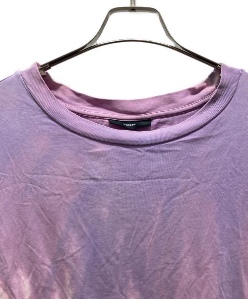 DIESEL（ディーゼル）DIESEL (ディーゼル) Tie Dye Effect Oversized D-EXTRA-A1 Tee Dress パープル サイズ:XXSの古着・服飾アイテム