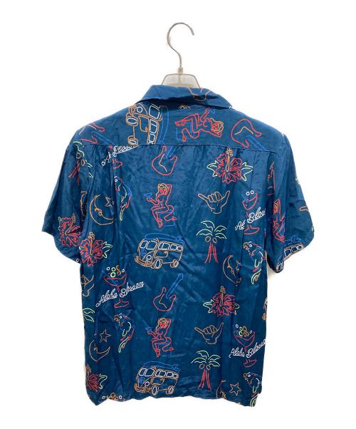 Aloha Blossom（アロハブロッサム）Aloha Blossom (アロハブロッサム) アロハシャツ ネイビー サイズ:40の古着・服飾アイテム