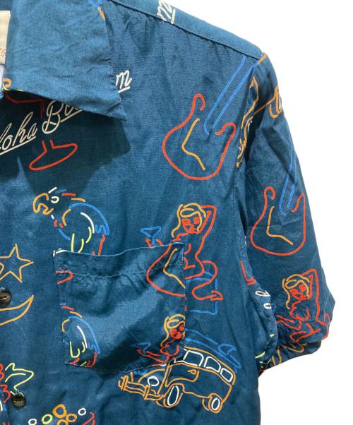 Aloha Blossom（アロハブロッサム）Aloha Blossom (アロハブロッサム) アロハシャツ ネイビー サイズ:40の古着・服飾アイテム