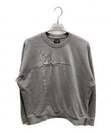 RICK OWENS×Champion（リックオウエンス×チャンピオン）の古着「プルオーバー スウェット」｜グレー