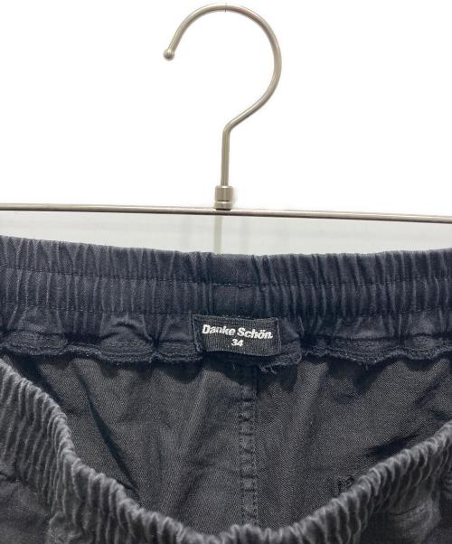 DANKE SCHON（ダンケ シェーン）DANKE SCHON (ダンケ シェーン) サイドジップイージーパンツ ブラック サイズ:XLの古着・服飾アイテム