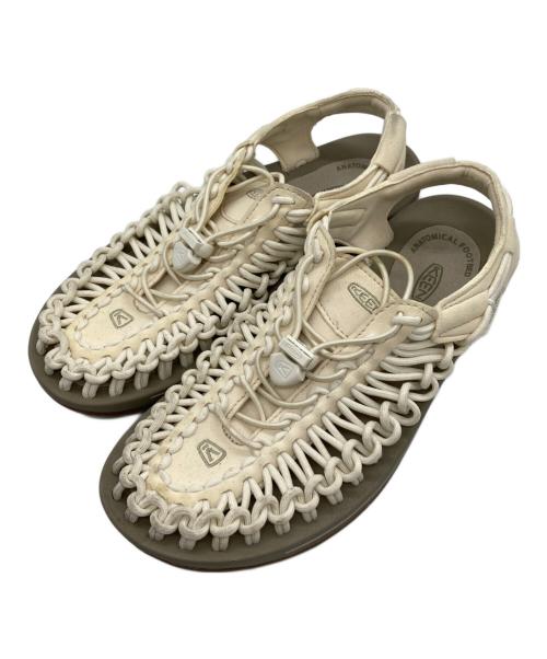 KEEN（キーン）KEEN (キーン) ユニークサンダル ベージュ サイズ:24.5の古着・服飾アイテム