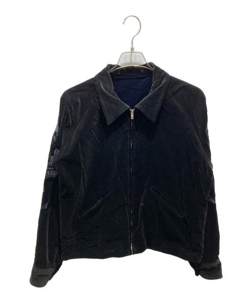 東洋エンタープライズ（トウヨウエンタープライズ）東洋エンタープライズ (トウヨウエンタープライズ) JUNKY SPECIAL (ジャンキースペシャル) SOUVENIR JACKET ブラック×ネイビー サイズ:記載無しの為実寸参照の古着・服飾アイテム