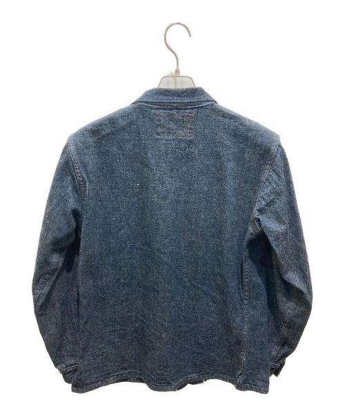 MISTER FREEDOM（ミスターフリーダム）MISTER FREEDOM (ミスターフリーダム) MFSC (SEA HUNT) 9.7oz CAVALRY TWILL MAP SHIRT[ インディゴ サイズ:Mの古着・服飾アイテム