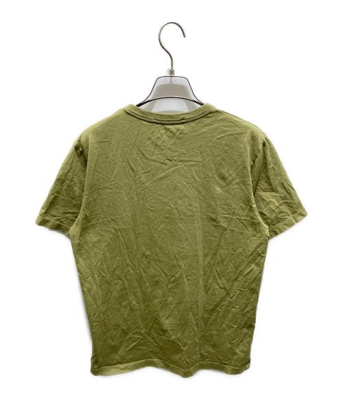 maison kitsune（メゾンキツネ）maison kitsune (メゾンキツネ) 半袖Tシャツ グリーン サイズ:XSの古着・服飾アイテム