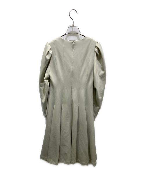 CELFORD（セルフォード）CELFORD (セルフォード) ロングスリーブポンチワンピース 黄緑 サイズ:36の古着・服飾アイテム