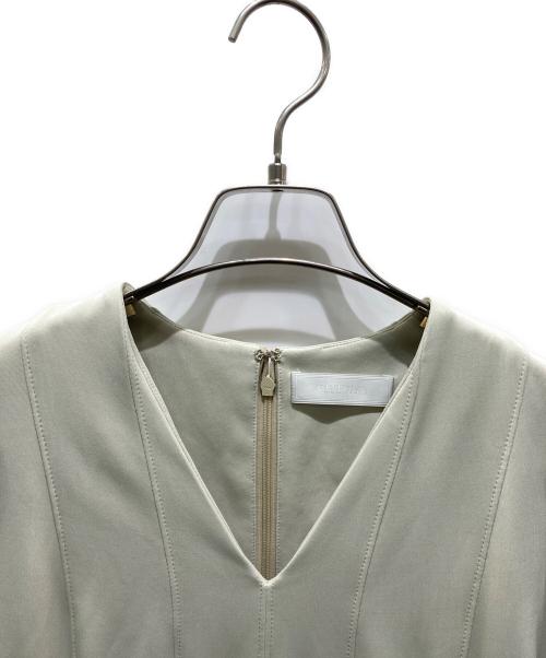 CELFORD（セルフォード）CELFORD (セルフォード) ロングスリーブポンチワンピース 黄緑 サイズ:36の古着・服飾アイテム