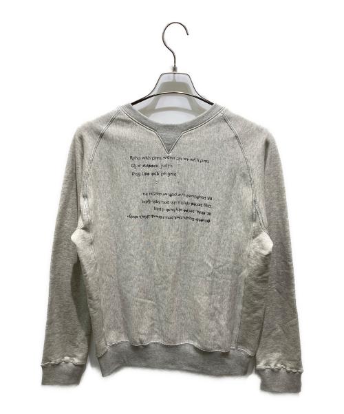 TAKAHIRO MIYASITA THE SOLOIST（タカヒロミヤシタザソロイスト）TAKAHIRO MIYASITA THE SOLOIST (タカヒロミヤシタザソロイスト) two-way zip reverse ballon shaped mid gauge crewneck sweater ホワイト サイズ:48の古着・服飾アイテム