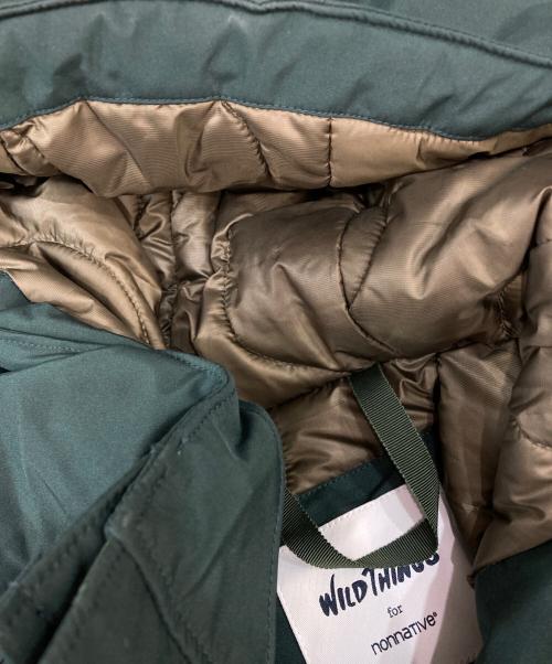 WILD THINGS（ワイルドシングス）WILD THINGS (ワイルドシングス) nonnative (ノンネイティブ) EXPLORER PUFF JUMPER “DENALI” グリーンの古着・服飾アイテム