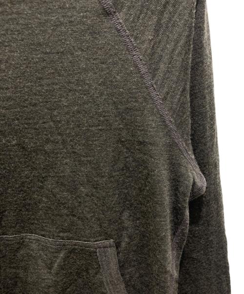 山と道（ヤマトミチ）山と道 (ヤマトミチ) 100% Merino Half Zip Hoody ブラウン サイズ:Sの古着・服飾アイテム