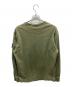 STONE ISLAND (ストーンアイランド) ヘビーウェイトコットンクルーネックL/Sカットソー グリーン サイズ:Ｌ：20000円