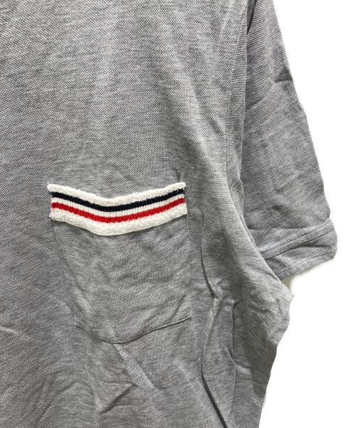 MONCLER GAMME BLEU（モンクレール ガム ブルー）MONCLER GAMME BLEU (モンクレール ガム ブルー) MAGLIA T-SHIRT グレー サイズ:記載無しの為実寸参照の古着・服飾アイテム