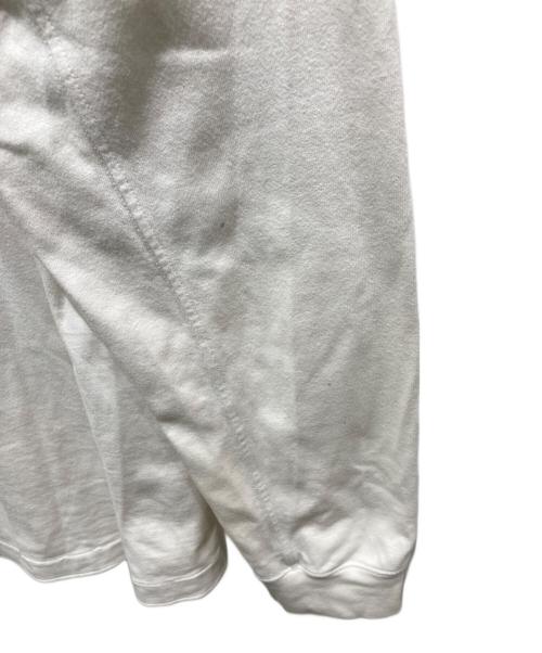 STONE ISLAND（ストーンアイランド）STONE ISLAND (ストーンアイランド) ヘビーウェイトコットンクルーネックL/Sカットソー ホワイト サイズ:Ｌの古着・服飾アイテム