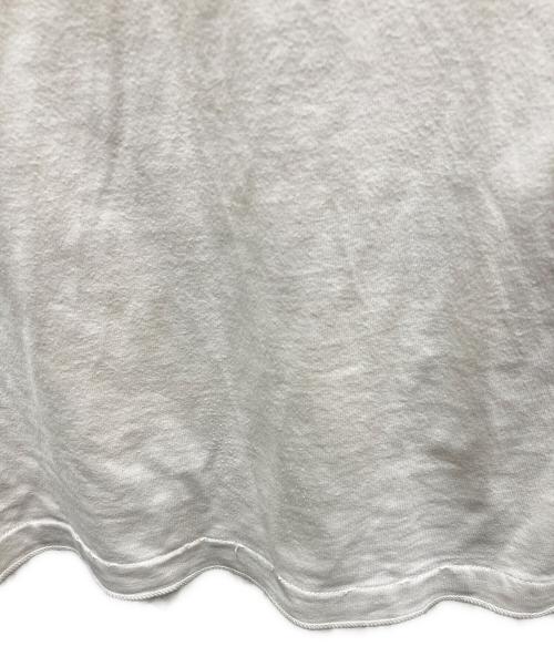 STONE ISLAND（ストーンアイランド）STONE ISLAND (ストーンアイランド) ヘビーウェイトコットンクルーネックL/Sカットソー ホワイト サイズ:Ｌの古着・服飾アイテム