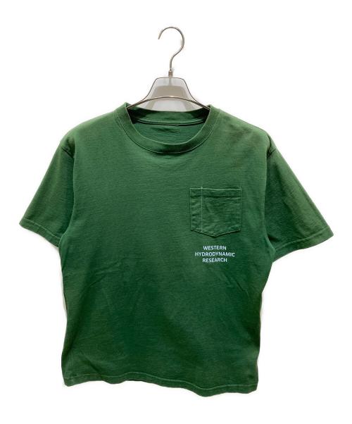 Western Hydrodynamic Research（ウェスタン ハイドロダイナミック リサーチ）Western Hydrodynamic Research (ウェスタン ハイドロダイナミック リサーチ) ポケットTシャツ グリーン サイズ:3の古着・服飾アイテム