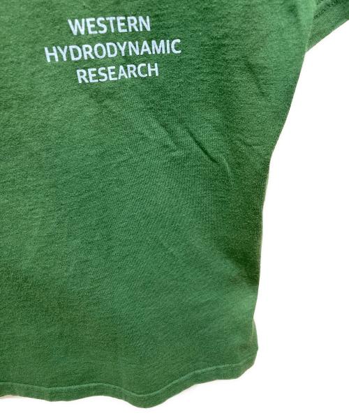 Western Hydrodynamic Research（ウェスタン ハイドロダイナミック リサーチ）Western Hydrodynamic Research (ウェスタン ハイドロダイナミック リサーチ) ポケットTシャツ グリーン サイズ:3の古着・服飾アイテム