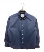 NEUTRALWORKSニュートラルワークス）の古着「MXP ロングスリーブスマートブロードボックスシャツ」｜ネイビー