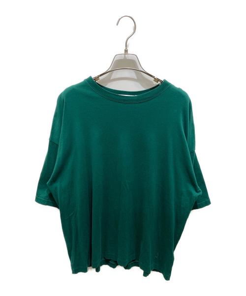 nagonstans（ナゴンスタンス）nagonstans (ナゴンスタンス) クルーネックカットソー グリーン サイズ:Ｍの古着・服飾アイテム