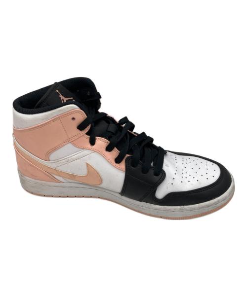 NIKE（ナイキ）NIKE (ナイキ) AIR JORDAN 1 MID WHITE/BLACK/CRIMSON  サイズ:27の古着・服飾アイテム