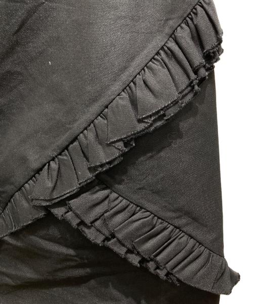 JIL SANDER（ジルサンダー）JIL SANDER (ジルサンダー) フリルデザインスカート ブラック サイズ:34の古着・服飾アイテム