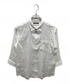 SHIPSシップス）の古着「サフィランリネン7分袖 シャツ」｜ホワイト