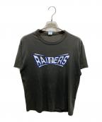 RUSSELLラッセル）の古着「プリントTシャツ」｜ブラック