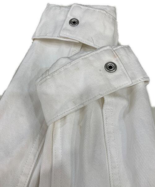 Calvin Klein Jeans（カルバンクラインジーンズ）Calvin Klein Jeans (カルバンクラインジーンズ) ショート丈デニムジャケット ホワイト サイズ:XSの古着・服飾アイテム