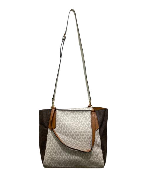 MICHAEL KORS（マイケル・コース）MICHAEL KORS (マイケルコース) トートバッグ ベージュの古着・服飾アイテム