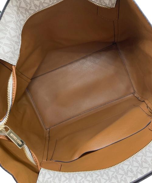 MICHAEL KORS（マイケル・コース）MICHAEL KORS (マイケルコース) トートバッグ ベージュの古着・服飾アイテム