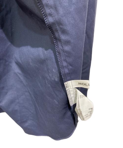 NOLLEY'S（ノーリーズ）NOLLEY'S (ノーリース) パールパフスリーブブラウス ネイビー サイズ:38の古着・服飾アイテム