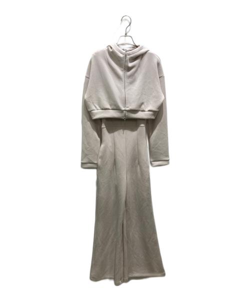 Snidel（スナイデル）Snidel (スナイデル) パーカー×カットオールインワンset ピンク サイズ:1の古着・服飾アイテム