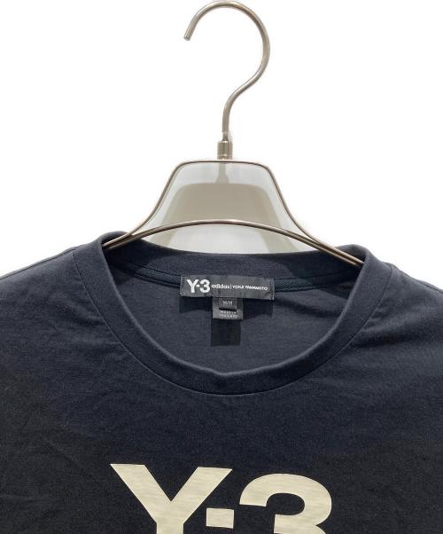 Y-3（ワイスリー）Y-3 (ワイスリー) Stacked Logo Long Sleeve Tee ブラック サイズ:Mの古着・服飾アイテム