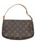 LOUIS VUITTON (ルイ ヴィトン) ポシェット ブラウン：70000円