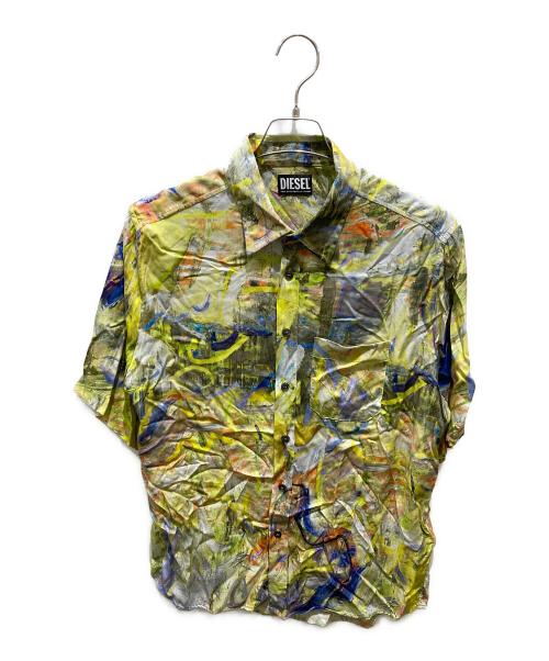 DIESEL（ディーゼル）DIESEL (ディーゼル) S-UMBE-SSL-PRINT グリーン サイズ:46の古着・服飾アイテム