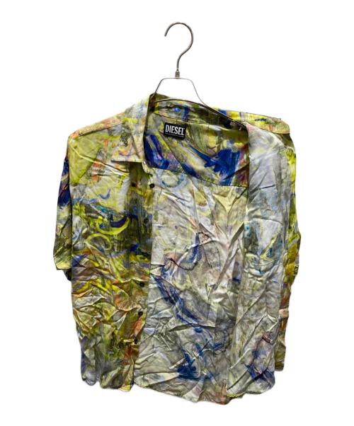 DIESEL（ディーゼル）DIESEL (ディーゼル) S-UMBE-SSL-PRINT グリーン サイズ:46の古着・服飾アイテム