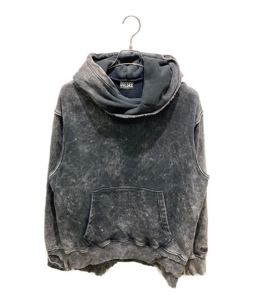 DIESEL（ディーゼル）DIESEL (ディーゼル) S-TOPPER FELPA プルオーバーパーカー グレー サイズ:Sの古着・服飾アイテム